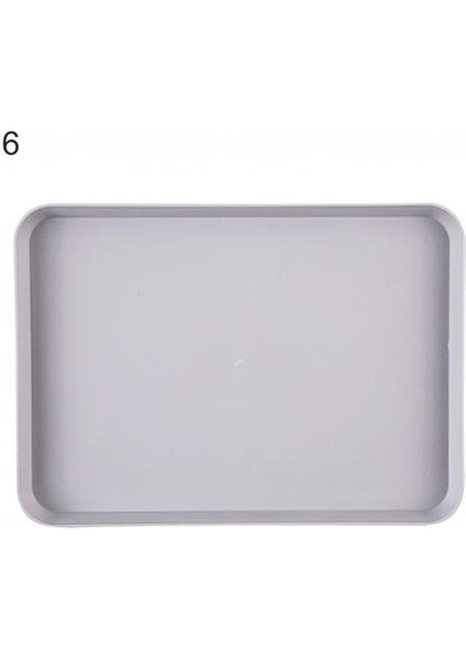 No.6 Tarzı Çok Fonksiyonlu Nordic Tasarımı Plastik Tepsi Mutfak Malzemeleri Mutfak Meyve Tatlı Tepsisi (Yurt Dışından)