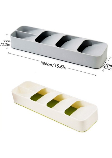 B Beyaz Tarzı Mutfak Çekmece Düzenleyici Çatal Kaşık Bıçak Saklama Kutusu Kutu Organizatörü Kutu Mutfak Çatal Kaşık Saklama Tepsi (Yurt Dışından) fırsatları