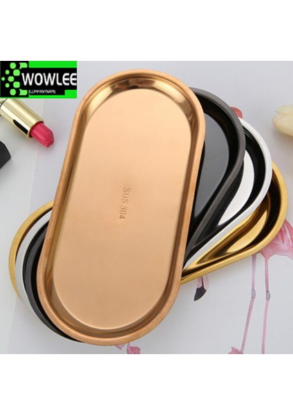 Altın Tarzı Tütün Tepsisi Ot Tepsi Mücevher Saklama Servis Tepsisi Tabak Paslanmaz Çelik Atıştırmalık Metal Altın Dekorasyon Ev Organizatörü (Yurt Dışından) fiyatları