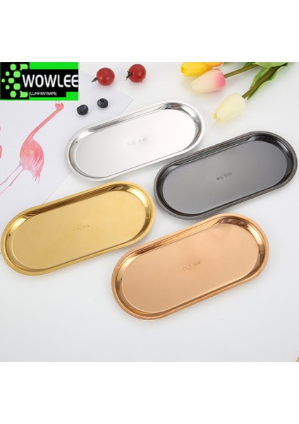 Altın Tarzı Tütün Tepsisi Ot Tepsi Mücevher Saklama Servis Tepsisi Tabak Paslanmaz Çelik Atıştırmalık Metal Altın Dekorasyon Ev Organizatörü (Yurt Dışından) modelleri