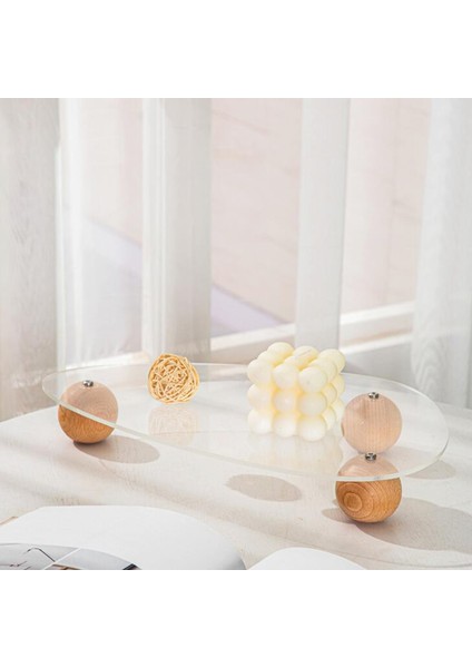 No.2 Tarzı Akrilik Saklama Tepsi Ev Dekoru Şeffaf Dekoratif Tepsi Mumluk Standı Masa Aromaterapi Ekran Standı Modern Organizer (Yurt Dışından) modelleri