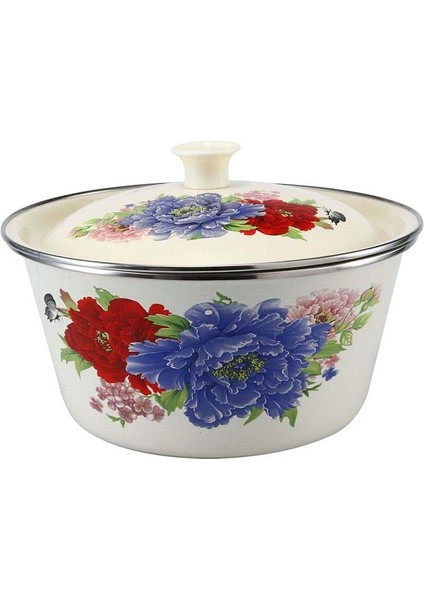 C-20CM Tarzı Emaye Kase Kase Kalın Büyük Kapasiteli Vintage Kapaklı Tencere Mutfak Buzdolabı Gıda Saklama Için Uygun (Yurt Dışından) indirimleri