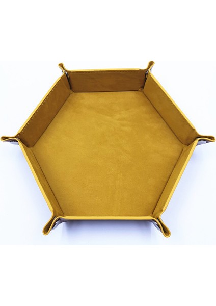 No.9 Tarzı Hediyelik Oyun Zarlarını Saklama Kutusu Altıgen Zar Tepsi Katlanabilir Kumaş Zarf Kutusu Ev Dekorasyonu - 17.5cm (Yurt Dışından)