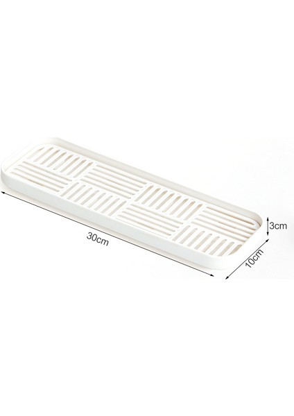 D Beyaz Stil Lavabo Sabun Düzenleyici Raf Plastik Banyo Saklama Tepsileri Sünger Tutucu Mutfak Gereçleri Bulaşıklık Mutfak Saklama Aksesuarları (Yurt Dışından)