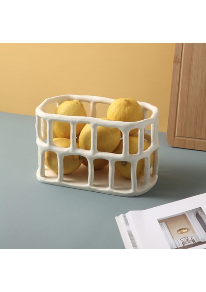 C Stili Kısa Kuzey Reçine Oyuk Meyve Tepsisi Ev Oturma Odası Masa Üstü Tabak Atıştırmalık Kase El Sanatları Mağaza Ev Cafe Festival Süslemesi (Yurt Dışından) indirimleri