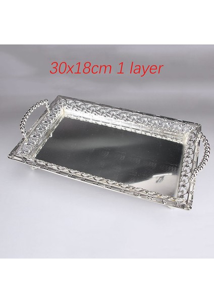 Derin Mavi Tarzı Gül Altın Meyve Tepsisi Mum Ayna Cam Vintage Yiyecek Tabağı Içecekler Ekran Tepsisi Miroir Vassoio Yüksek (Yurt Dışından)