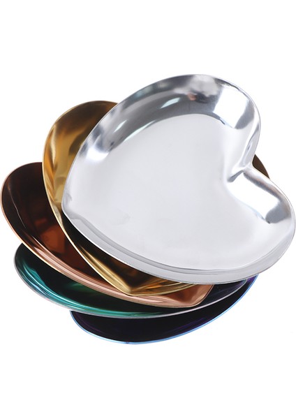 1 Adet Paslanmaz Çelik Tepsi Kalp Şekilli Takı Gösterme Tepsisi Kozmetik Saklama Kutusu Kolye Yüzük Vitrini Metal Depolama Kutusu (Yurt Dışından) fiyatları