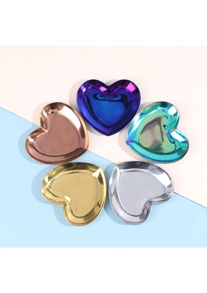 1 Adet Paslanmaz Çelik Tepsi Kalp Şekilli Takı Gösterme Tepsisi Kozmetik Saklama Kutusu Kolye Yüzük Vitrini Metal Depolama Kutusu (Yurt Dışından) fırsatları