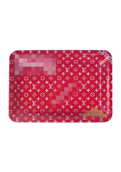 Sv Stili 18CM x 12.5cm Küçük Metal Pembe Yuvarlak Tepsi Ot Tütünü Sigara Ot Tepsiler Depolama Sigara Aksesuarları Özel Logo (Yurt Dışından)