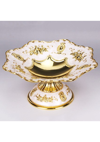 Altın 18CMX 9cm Stili Metal Tepsi Yuvarlak Kare Depolama Kutusu Modern Avrupa Yaratıcı Vintage Meyve Tabak Çok Fonksiyonlu Atıştırmalık Tabak Ev Meyve Tepsisi (Yurt Dışından)