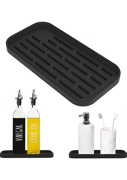 Beyaz Stil Silikon Lavabo Sifon Tepsisi Kaymaz Kaddy Sünger Fırça Bulaşık Sabun Saklama Sabunluk Kaucuk Tutucu Mutfak Banyo Lavabo Düzenleyici (Yurt Dışından) fiyatları