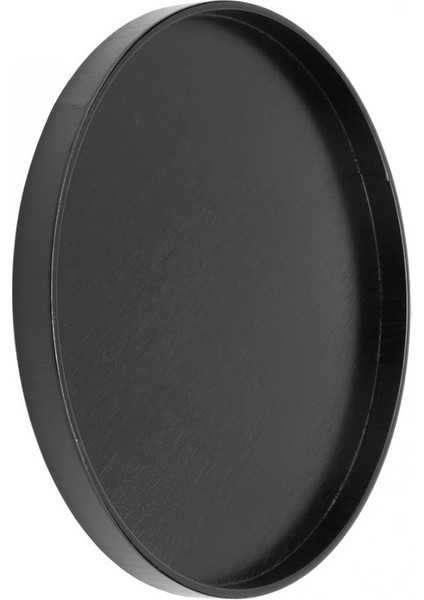 Siyah Stil Siyah Kaymaz Ahşap Yuvarlak Tepsi Çay Tabağı Hizmet Masa Yemekler Çay Servis Tepsi Ev Mutfak Ofis Için (Yurt Dışından) indirimleri