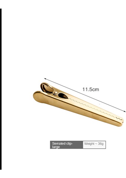 Büyük Klip Stili Paslanmaz Çelik Altın Saklama Tepsisi Meyve Atıştırmalık Takı Ekran Tabak Mutfak Düzenleyici Araçlar Metal Mühür Klip Fasulye Kaşık Klip (Yurt Dışından)