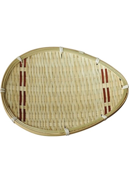 C Stili Ev Yuvarlak Şekilli El Yapımı Bambu Dokuma Süzgeç Meyve Çay Sepeti Depolama Düzenleyici Bambu Süzgeç (Yurt Dışından)