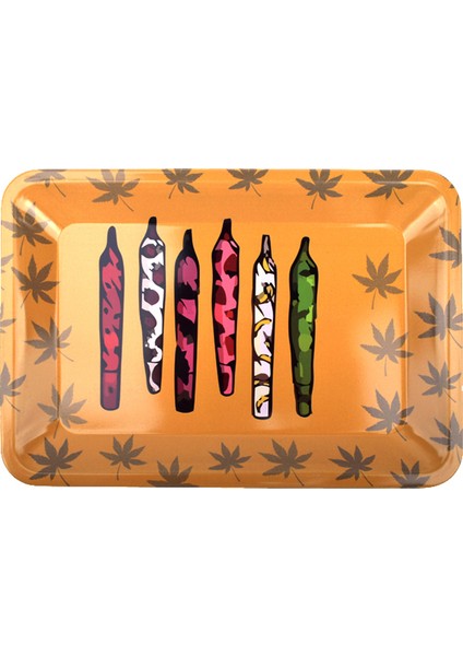 Ra 5 Stili 18CM x 12.5cm Küçük Metal Pembe Yuvarlak Tepsi Ot Tütünü Sigara Ot Tepsiler Depolama Sigara Aksesuarları Özel Logo (Yurt Dışından)