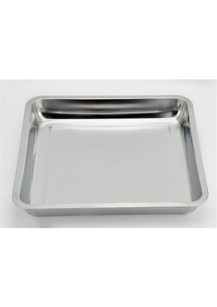 20X20XH4.8 Stili Kare Paslanmaz Çelik Tabak Izgara Bbq Depolama Tepsisi Buharda Pişirilmiş Izgara Balık Yemeği Dikdörtgen Tabak Tepsi Gıda Kalınlaştırma Tavaları (Yurt Dışından) fiyatları