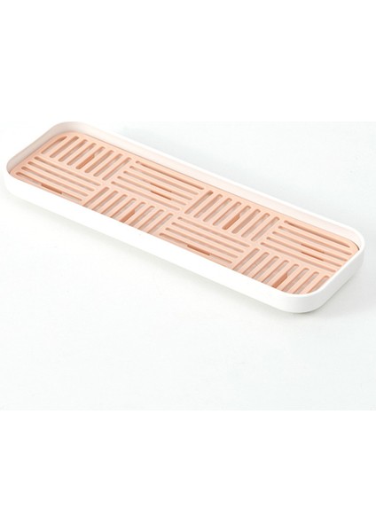 Pembe Turuncu L Stili Mutfak Aksesuarı Çift Katlı Bardak Düzenleyici Meyve Sebze Kase Rafı Kolay Temizlenebilir Bulaşık Kurutucu Izgara Tasarım Depolama Tepsisi (Yurt Dışından) fiyatları