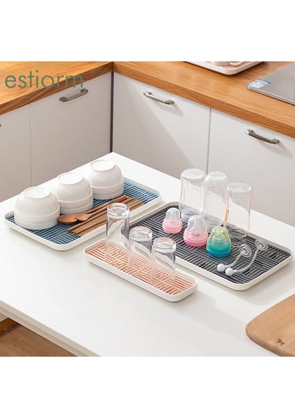 Beyaz L Tarzı Mutfak Depolama Süzgeç Tepsisi, Şişe Bardak Kase Çatal Bıçak Tabak Kurutucu, Bulaşık Kurutma Rafı, Sünger Tutucu, Tezgah Mutfak Lavabo Düzenleyici (Yurt Dışından) fiyatları
