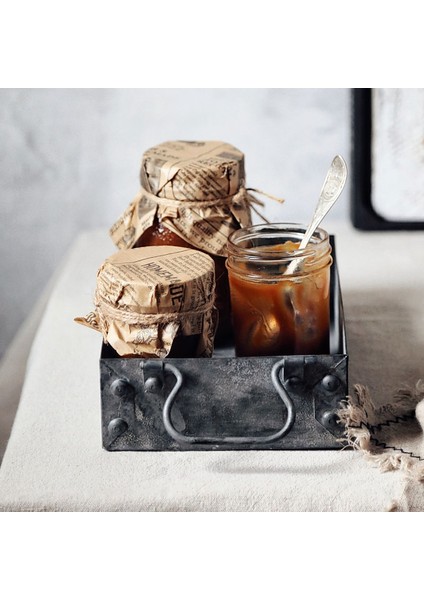 Dikdörtgen Stili Dikdörtgen Antika Demir Servis Tepsileri Retro Metal Saklama Malzemeleri Tepsi Kahvaltı Ekmek Kek Atıştırmalık Tabak Kare Kutu (Yurt Dışından) modelleri