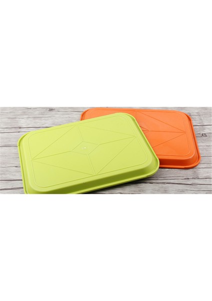 Beyaz 35X27X2.3 Tarzı Abs Kaymaz Plastik Tepsi Kahverengi Kırmızı Yeşil Sarı Renk Plastik Tabak Meyve Tepsisi Restoran Yılan Barı Çay Kek Ekmek Yiyecek Tabağı (Yurt Dışından)