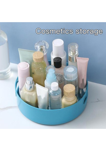 Mavi Stil 360 Derece Dönebilen Rende Mutfak Saklama Baharat Kavanozları Için Baharat Aperatif Yiyecek Kaymaz Raf Banyo Tepsisi Kozmetik Organizer (Yurt Dışından) indirimleri