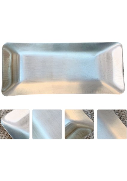 Gümüş Tarzı 1 Adet Paslanmaz Çelik Havlu Tabağı Havlu Saklama Tepsisi Ev Mutfak Saklama Organizatörü Için Çok Fonksiyonlu Saklama Tepsisi (Yurt Dışından) modelleri