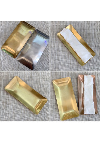 Gümüş Tarzı 1 Adet Paslanmaz Çelik Havlu Tabağı Havlu Saklama Tepsisi Ev Mutfak Saklama Organizatörü Için Çok Fonksiyonlu Saklama Tepsisi (Yurt Dışından) fırsatları