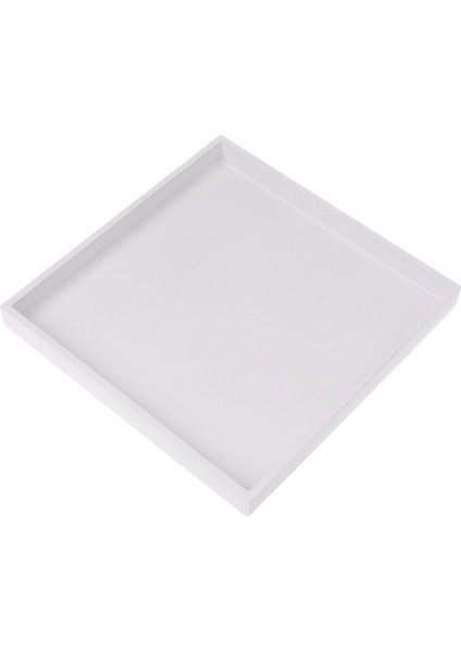 Modern Beyaz Ahşap Tepsi Yiyecek Sunumu Makyaj Saklama Meyve Tabağı Fotoğraf Aksesuarları (Yurt Dışından)