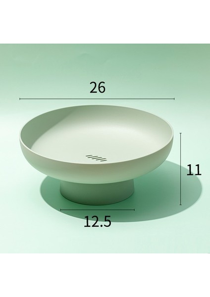 Yeşil Stil Nord Meyve Saklama Rafı Çıkarılabilir Alt Süzgeç Sepet Şeker Tabağı Ev Düzenleyici Mutfak Aracı Sebze Yiyecek Tepsisi (Yurt Dışından)