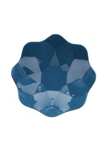 Koyu Mavi S Stili Meyve Kasesi Yığılabilir Çok Fonksiyonlu Plastik Tekrar Kullanılabilir Salata Atıştırmalık Tabak - Mutfak Için (Yurt Dışından)