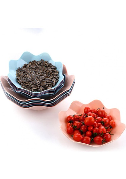 Koyu Mavi S Stili Meyve Kasesi Yığılabilir Çok Fonksiyonlu Plastik Tekrar Kullanılabilir Salata Atıştırmalık Tabak - Mutfak Için (Yurt Dışından) modelleri