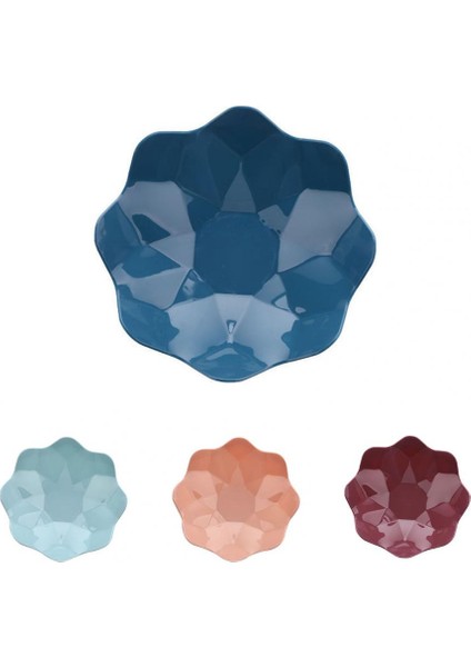 Koyu Mavi S Stili Meyve Kasesi Yığılabilir Çok Fonksiyonlu Plastik Tekrar Kullanılabilir Salata Atıştırmalık Tabak - Mutfak Için (Yurt Dışından) fırsatları