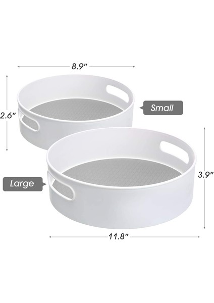 Beyaz Alt L Tarzı Plastik Tembel Döner Depolama Kabı - Mutfak Dolabı, Banyo Için Kaymaz Döner Organizer Tepsi (Yurt Dışından) modelleri