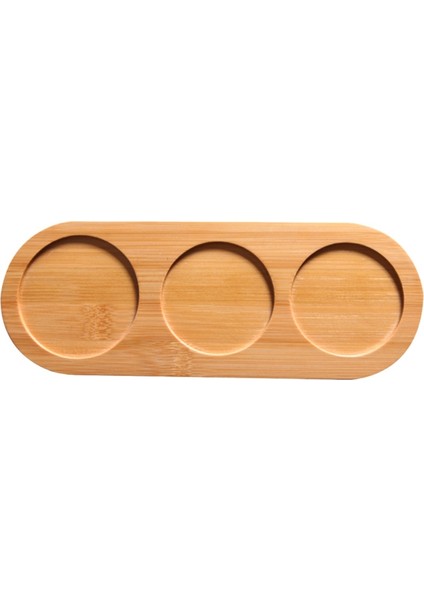 M Tarzı Bambu Tuzluk ve Biberlik Standı Tepsi Mutfak Depolama Tutucu Biber Masaüstü Tabak Ekran Tepsi (Yurt Dışından)