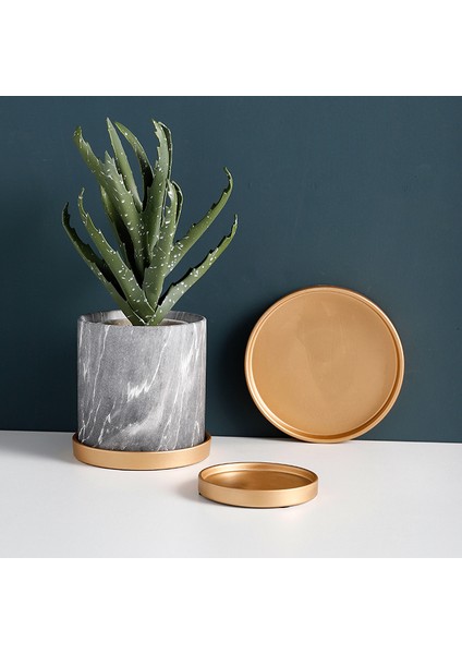 Turuncu Tarzı Çiçek Vazo Taban Saksı Tepsi Servis Tepsi Seramik Yemek Tepsisi Altın Siyah Beyaz Dekorasyon (Yurt Dışından) modelleri