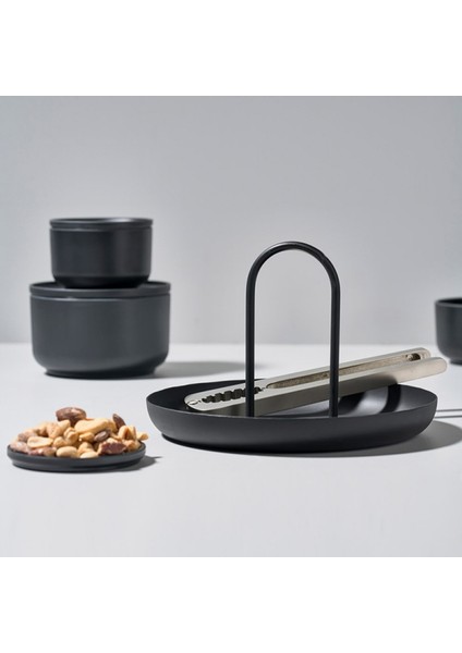 B Tarzı Yuvarlak Takı Tepsisi Oturma Odası Mutfak Masası Yemek Yüzük Tepsileri Saklama Koltuk Tepsisi Tutma Kolu Dekor (Yurt Dışından) fırsatları