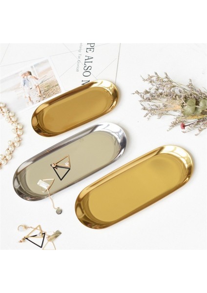 Küçük Çok Renkli Stil Paslanmaz Çelik Altın Depolama Tepsi Meyve Atıştırmalık Takı Ekran Organizatörü Tabak Mutfak Araçları Metal Ayna Depolama Takı Tepsi (Yurt Dışından) modelleri