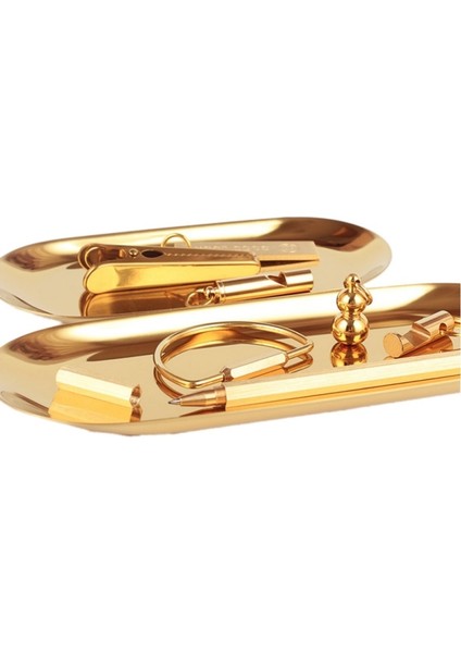 Küçük Çok Renkli Stil Paslanmaz Çelik Altın Depolama Tepsi Meyve Atıştırmalık Takı Ekran Organizatörü Tabak Mutfak Araçları Metal Ayna Depolama Takı Tepsi (Yurt Dışından) fırsatları