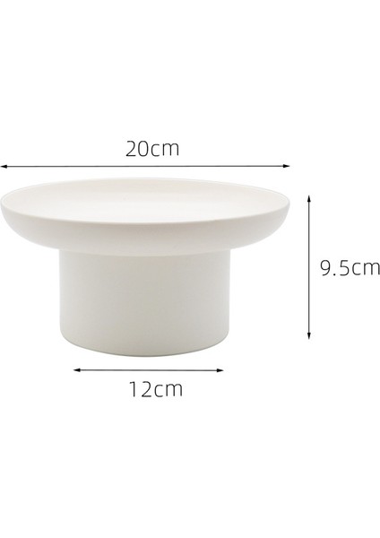 Siyah S Tarzı Yuvarlak Stand Tepsi Pasta Tatlı Meyve Ekmek Fındık Cupcake Tutucu Yüksek Stand Tabak Masaüstü Dekorasyon (Yurt Dışından)