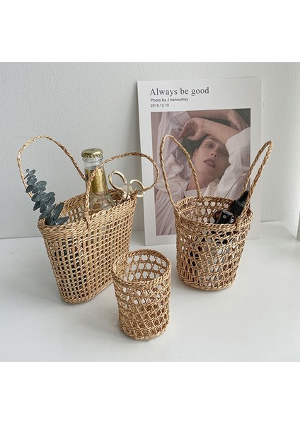 B Depolama Sepeti Stili Mini Depolama Sepeti Asma Çiçek Sepeti Ev Bahçe Duvar Dekoru Gereçler Organizatör Seyahat Depolama Çantaları Panier (Yurt Dışından) fiyatları