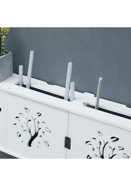 M Hindistan Cevizi Ağacı Stili Büyük Kablosuz Wifi Router Depolama Kutusu Duvar Askılı Priz Tahtası Raf Kablo Depolama Düzenleyici Ev Dekoru (Yurt Dışından) modelleri