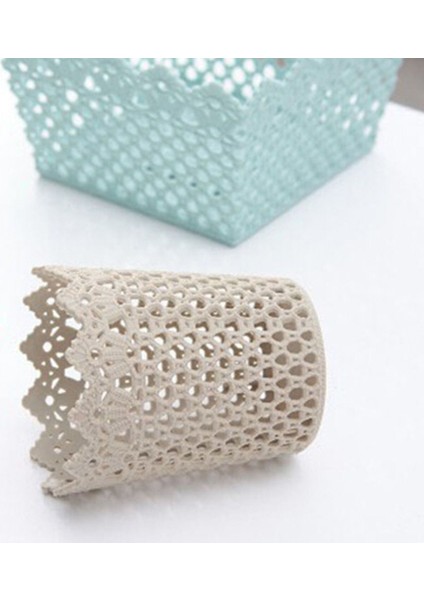 Pembe L Tarzı Plastik Saklama Sepetleri Hollow Çiçek Kalem Fırça Tutucu Çamaşırlar Saklama Sepeti Masaüstü Saklama Ev Saklama Organizatörü (Yurt Dışından) indirimleri