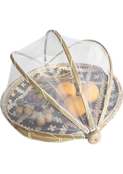 41X16CM Tarzı 1 Adet Yiyecek Ağı Kapağı Saklama Sepeti El Yapımı Çadır Sepeti Tepsi Meyve Sebze Ekmek Sepeti Basit Atmosfer Ağ Sıcak (Yurt Dışından) indirimleri