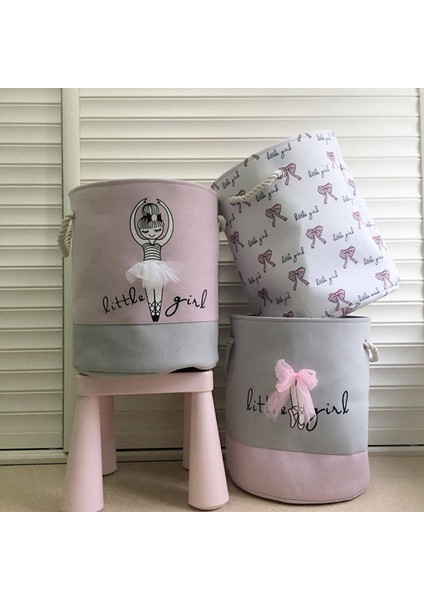 Bir Stil Bebek Çamaşır Sepeti Süper Büyük Çekmeceli Kirli Kıyafetler Oyuncaklar Saklama Kutusu Sevimli Pembe Katlanabilir Depolama Çantası Ev Eşyaları Sundri (Yurt Dışından) indirimleri