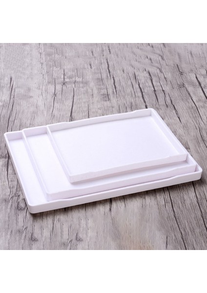 Beyaz2 Tarzı Siyah Beyaz Dikdörtgen Otel Melamin Tepsi Su Bardağı Çay Tepsisi Yaratıcı Plastik Oda Yıkama Saklama Tepsileri (Yurt Dışından) indirimleri