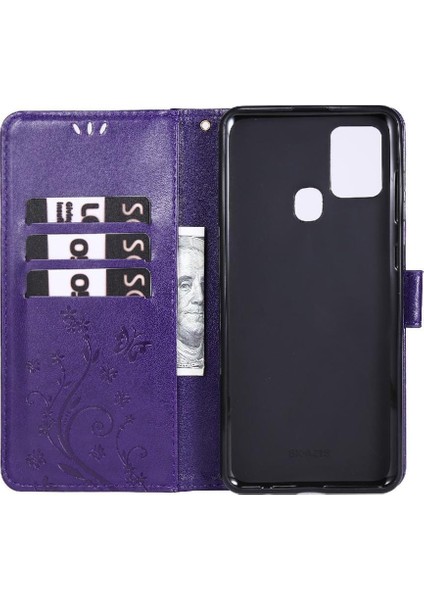 Samsung Galaxy Filp S Için Filp Durumda Manyetik Kapatma Kickstand Bilek Kayışı (Yurt Dışından)