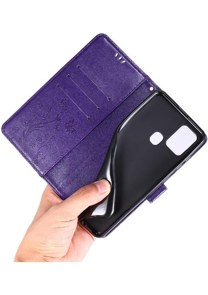 Samsung Galaxy Filp S Için Filp Durumda Manyetik Kapatma Kickstand Bilek Kayışı (Yurt Dışından)
