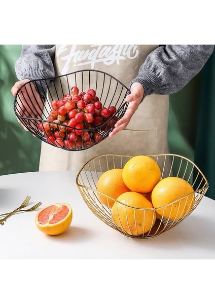 C Tarzı Altın Tarzı Metal Meyve Sepeti Modern Tel Atıştırmalık Ekmek Sebze Saklama Kabı Mutfak Yumurta Tatlı Tutucu Nordic Organizer Pasta Standı (Yurt Dışından) modelleri