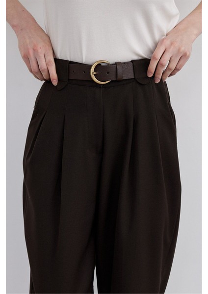 Lacivert Acı Kahve Gold Oksit Tokalı Kemer Poliüretan Type 4 fiyatları