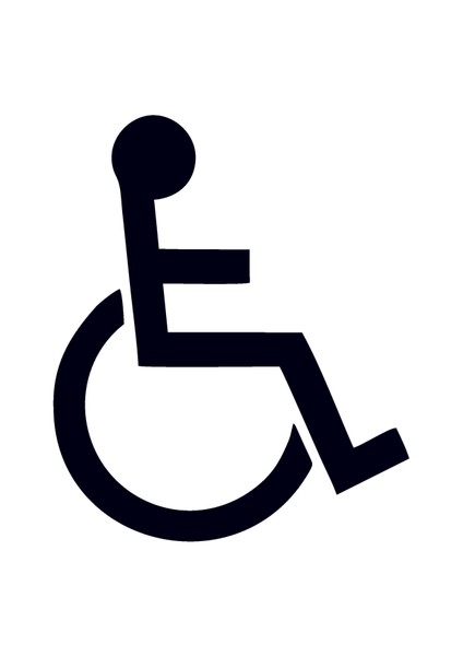 Engelli Işareti Sticker 00094